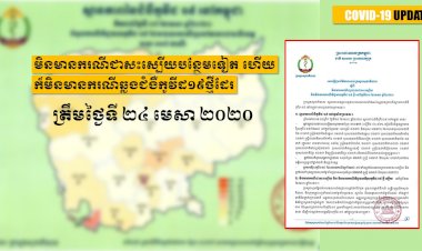 [COVID-19] កម្ពុជាមិនមានករណីឆ្លងកូវីដ១៩ថ្មីរយៈពេល១១ថ្ងៃជាប់ៗគ្នា