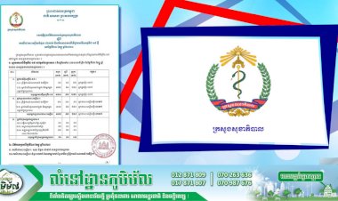 [Covid-19] កម្ពុជា! មានករណីជាសះស្បើយចំនួន ០២នាក់
