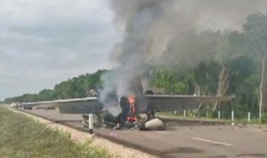 យោធាម៉ិចស៊ីកូរកឃើញគ្រឿងញៀនជាច្រើនក្នុងឡានដឹកទំនិញ និងយន្តហោះដែលកំពុងឆាបឆេះ