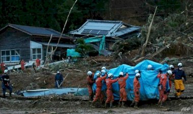 មនុស្សជាច្រើននាក់បានស្លាប់ និងកំពុងបាត់ខ្លួនក្នុងទឹកជំនន់ និងការរអិលបាក់ដីនៅប្រទេសជប៉ុន