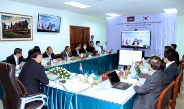 កម្ពុជានិងកូរ៉េបានប្រកាសចាប់ផ្តើមការចរចាជាផ្លូវការនៃកិច្ចព្រមព្រៀងពាណិជ្ជកម្មសេរីទ្វេភាគីកម្ពុជា-កូរ៉េ