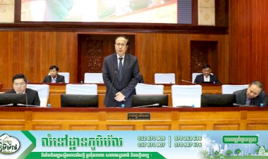 រដ្ឋមន្រ្តីពាណិជ្ជកម្ម ដឹកនាំគណៈប្រតិភូការពារសេចក្ដីព្រាងច្បាប់ស្ដីពីការអនុម័តយល់ព្រមលើ ពិធីសារទីមួយធ្វើវិសោធនកម្មកិច្ចព្រមព្រៀងស្ដីពីភាពជាដៃគូសេដ្ឋកិច្ចទូលំទូលាយ រវាងរដ្ឋជាសមាជិកសមាគមប្រជាជាតិអាស៊ីអាគ្នេយ៍និងជប៉ុន (AJCEP - 1st Protocol)  និង សេចក្តីព្រាងច្បាប់ស្តីពីការអនុម័តយល់ព្រមលើពិធីសារអនុវត្តកញ្ចប់សន្យាទី១០