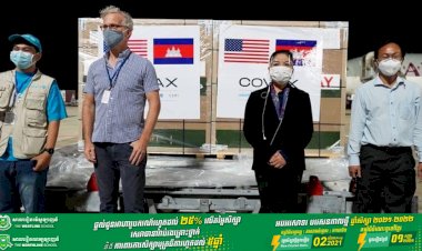 វ៉ាក់សាំងកូវីដ១៩ Johnson & ​Johnson ដែលជាជំនួយអាមេរិកជំហានទី២ ចំនួន ៦០៩,៦០០ដូសបន្ថែមទៀត បានមកដល់កម្ពុជាហើយនៅយប់មិញ