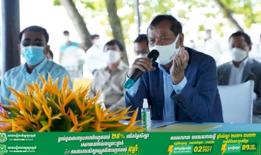 ឯកឧត្ដមរដ្ឋមន្ត្រី ថោង ខុន ដឹកនាំក្រុមការងារអន្តរក្រសួងចុះត្រួតពិនិត្យទីតាំងត្រៀមរៀបចំវេទិកាទេសចរណ៍អាស៊ាន២០២២ នៅខេត្តព្រះសីហនុ