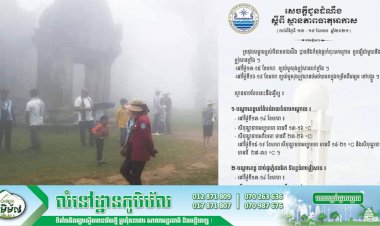 ធាតុអាកាសប្រែប្រួល សូមថែរក្សាសុខភាព!