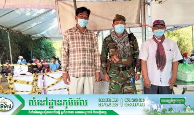 ក្រុមការងារទទួល និងដឹកជញ្ជូនប្រជាពលករខ្មែរ ដែលបានវិលត្រឡប់មកពីប្រទេសថៃ របស់រដ្ឋបាលខេត្តសៀមរាប