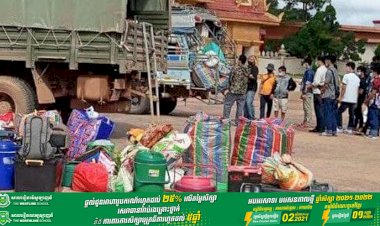 ប្រជាពលករខ្មែរ ដែលបានវិលត្រឡប់មកពីប្រទេសថៃ ចូលមកតាមច្រកអន្តរជាតិ សម្រាប់ខេត្តសៀមរាប សរុបចំនួន ២៣០នាក់