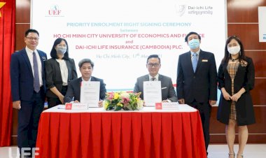 ដាយ អុិឈិ ឡាយហ្វ៍ ចុះហត្ថលេខាលើអនុស្សរណៈយោគយល់គ្នា ជាមួយសាកលវិទ្យាល័យសេដ្ឋកិច្ច និងហិរញ្ញវត្ថុទីក្រុងហូជីមិញ ដើម្បីនាំមកនូវការអប់រំស្តង់ដាអន្តរជាតិគ្មានដែនកំណត់