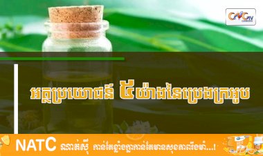 [វីដេអូ] # Ep.48 អត្ថប្រយោជន៍ ៥យ៉ាងនៃប្រេងក្រអូប