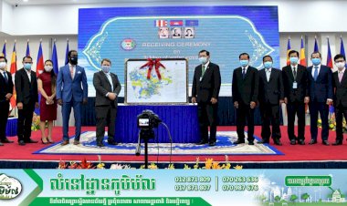 រាជរដ្ឋាភិបាលកម្ពុជាទទួលផែនទីតំបន់សេវាទឹកស្អាតពីកម្មវិធី 3i អូស្ត្រាលី