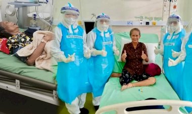 អបអរសាទរ! ស្ថានភាពជំងឺកូវីដ លោកយាយ  ណយ សំណាង បានធូរស្រាលច្រើនហើយដោយសារ…