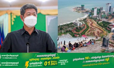 អភិបាលខេត្តព្រះសីហនុ ពង្រឹងនូវវិធានការសុខាភិបាលខណៈដែលកម្ពុជាបើកសេវាកម្មទេសចរណ៍ឡើងវិញ