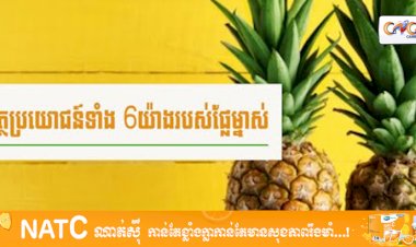 [វីដេអូ] # Ep.62 អត្ថប្រយោជន៍ទាំង ៦យ៉ាងរបស់ផ្លែម្នាស់