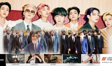 អបអរសាទរ BTS ក្លាយជាបេសកជនពិសេសរបស់ប្រធានាធិបតី Moon Jae-in