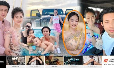 កូនពីរពិតមែន តែសម្រស់ភរិយាលោក កែវ វាសនា វិញស្អាតមិនចាញ់តារា