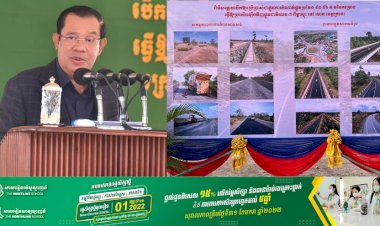 សម្តេចតេជោ ហ៊ុន សែន អញ្ជើញសម្ពោធដាក់ឱ្យប្រើប្រាស់កំណាត់ផ្លូវជាតិលេខ៧ក្នុងខេត្តក្រចេះ