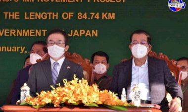 សម្តេចតេជោ ហ៊ុន សែន អញ្ជើញសម្ពោធដាក់ឱ្យប្រើប្រាស់ កំណាត់ផ្លូវជាតិលេខ៥ បាត់ដំបង-សេរីសោភ័ណ