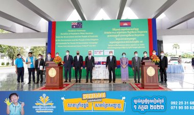 ថ្ងៃនេះកម្ពុជាទទួលបានវ៉ាក់សាំង Pfizer ដែលជាជំនួយរបស់អូស្រ្តាលី ចំនួនជិត២០ម៉ឺនដូស