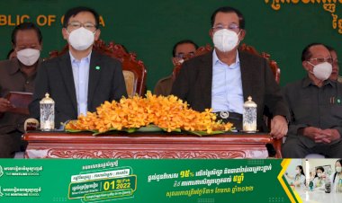 សម្តេចតេជោ ហ៊ុន សែន អញ្ជើញសម្ពោធដាក់ឱ្យប្រើប្រាស់កំណាត់ផ្លូវជាតិលេខ៣ (ភ្នំពេញ-កំពត)