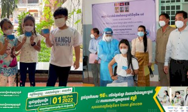 ការងារចាក់វ៉ាក់សាំងដូសជំរុញនៅកម្ពុជា បាននិងកំពុងបង្កើនល្បឿន ខណៈដូសទី៣ បានជិត ៧លាន៥សែននាក់ និងដូសទី៤ បានជាង ១លាននាក់