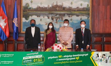 កិច្ចជំនួបពិភាក្សាការងារស្ដីពីកិច្ចសហប្រតិបត្តិការក្នុងវិស័យអប់រំជាមួយឯកអគ្គរដ្ឋទូតឥណ្ឌា