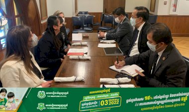 ឯកឧត្តម ប៉ាន សូរស័ក្តិ រដ្ឋមន្រ្តីក្រសួងពាណិជ្ជកម្ម ទទួលជួបពិភាក្សាការងារជាមួយ លោកស្រី Anbinh Phan តំណាងក្រុមហ៊ុន Walmart និងសហការី