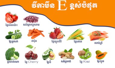ចំណីអាហារដែលផ្ដល់ជាតិវីតាមីនEខ្ពស់បំផុត