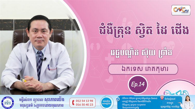 CNGTV | កម្មវិធី មាតាឆ្លាតវៃ Ep.14 ជំងឺគ្រុន ស្វិត ដៃ ជើង