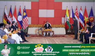 សម្តេចតេជោ ហ៊ុន សែន អញ្ជើញជួបជាមួយប្រតិភូរដ្ឋមន្ត្រីការពារជាតិអាស៊ាន