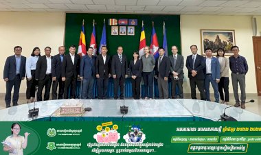 ឯកឧត្តម ឱក ប៊ុង រដ្ឋលេខាធិការក្រសួងពាណិជ្ជកម្ម ទទួលជួបពិភាក្សាការងារជាមួយអង្គការអន្តរជាតិខាងការងារ (ILO-TOKYO Office) និងអង្គការពាណិជ្ជកម្មក្រៅប្រទេសជប៉ុន (JETRO)