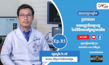 [វីដេអូ] Ep.85 ប្រធានបទ៖  រោគសញ្ញានិងកត្តាបង្កនៃជំងឺទឹកនោមផ្អែមប្រភេទទី២