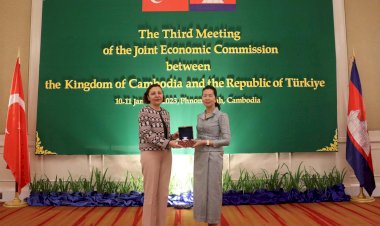 លោកជំទាវ តឹករ៉េត កំរង អញ្ជើញចូលរួមដឹកនាំកិច្ចប្រជុំបច្ចេកទេសទ្វេភាគី ពិភាក្សាលើសេចក្តីព្រាងកំណត់ហេតុរួម កិច្ចប្រជុំលើកទី៣  នៃគណៈកម្មការសេដ្ឋកិច្ចចម្រុះកម្ពុជា-តួកគី