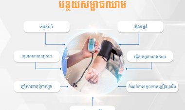 វិធីសាស្ត្រ៧យ៉ាងកាត់បន្ថយសម្ពាធឈាម