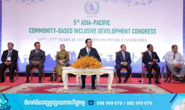 សម្ដេចតេជោ ហ៊ុន សែន អញ្ជើញជាអធិបតីភាពក្នុងពិធីបើកសន្និសីទ ជនមានពិការភាព ប្រចាំតំបន់អាស៊ី និងប៉ាស៊ីហ្វិក លើកទី៥