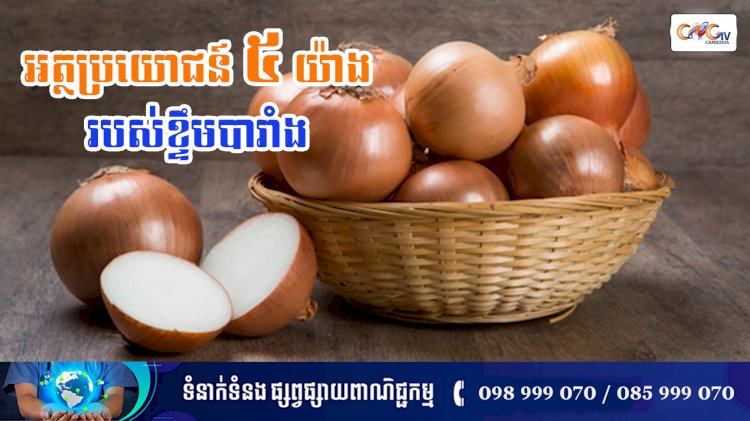 [វីដេអូ] នាទីសុខភាព Ep.147 ប្រធានបទ៖ អត្ថប្រយោជន៍ ៥ យ៉ាងរបស់ខ្ទឹមបារាំង