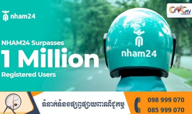 អ្នកប្រើប្រាស់ NHAM24 កើនលើស ១ លាននាក់ ត្រៀមខ្លួនជាស្រេចក្នុងការឆ្ពោះក្លាយជាកម្មវិធីពាណិជ្ជកម្មបែបអេឡិចត្រូនិច (Super App) ឈានមុខគេនៅប្រទេសកម្ពុជា