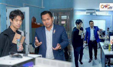 លោក HITOSHI IMAI ដែលជា Producer របស់ទូរទស្សន៍ប្រទេសជប៉ុន TBF អញ្ជើញបំពេញទស្សនកិច្ចមកកាន់ក្រុមហ៊ុន MYCUT FILM