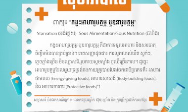 កង្វះអាហារូបត្ថម្ភ ឬឧនារូបត្ថម្ភ