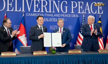 លទ្ធផលនៃពិធីចុះហត្ថលេខាលើសេចក្តីថ្លែងការណ៍រួម ដោយនាយករដ្ឋមន្ត្រីនៃព្រះរាជាណាចក្រកម្ពុជា និងនាយករដ្ឋមន្ត្រីនៃព្រះរាជាណាចក្រថៃ