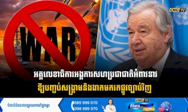 ការអំពាវនាវរបស់ UN ឱ្យបញ្ចប់សង្គ្រាមនិងងាកមករកផ្លូវច្បាប់